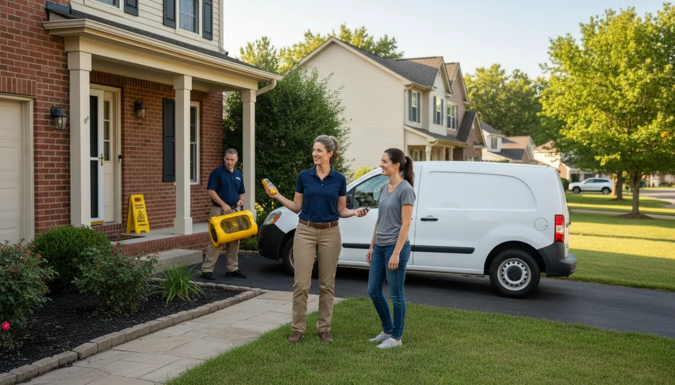 Water restoration image for Home Water Damage Repair in Massillon, OH